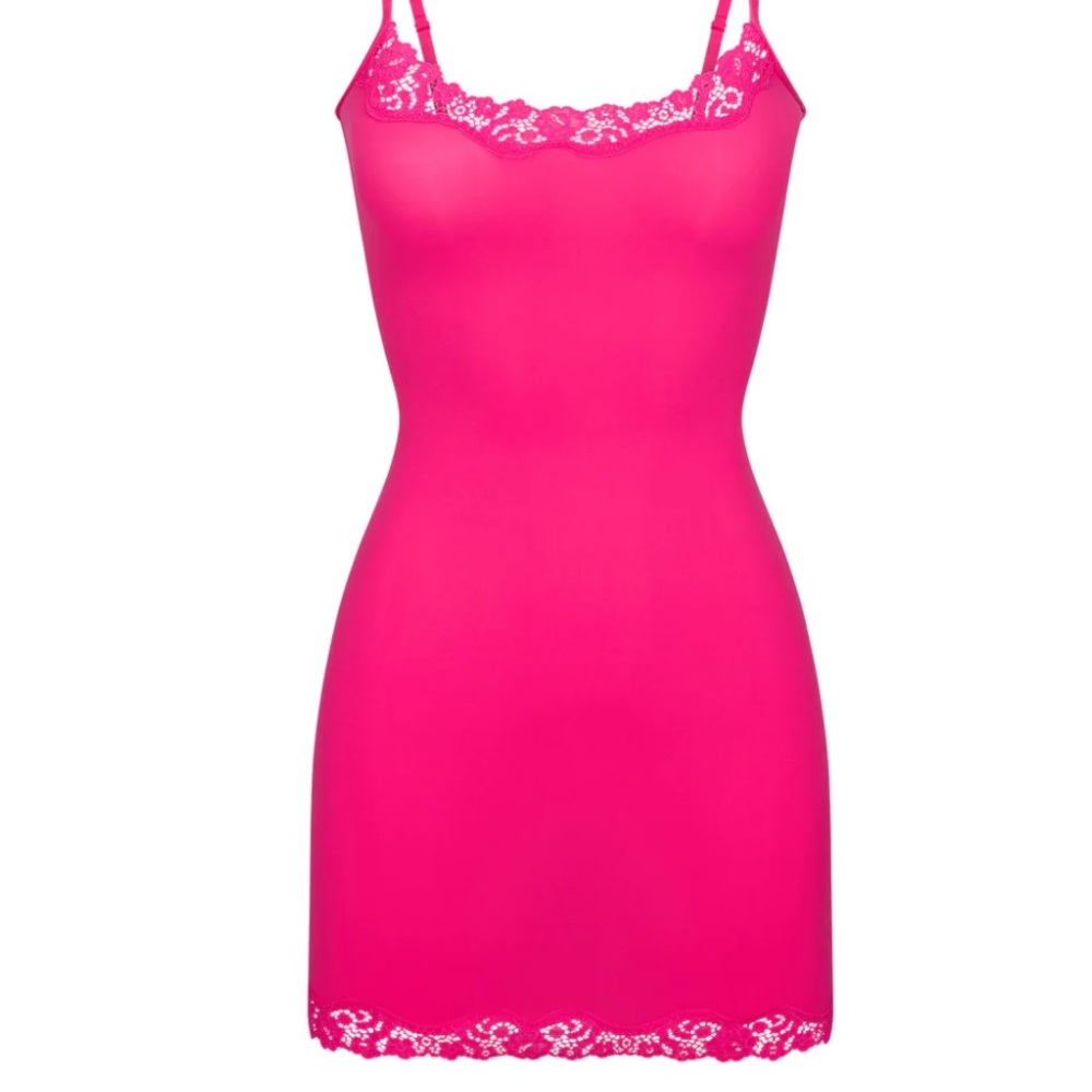 FITS EVERYBODY CORDED LACE SLIP DRESS